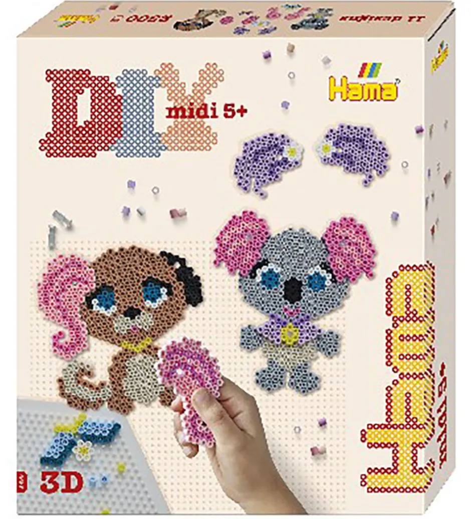 Midi Perlesæt - 2500 stk. - Dyresalon>Hama