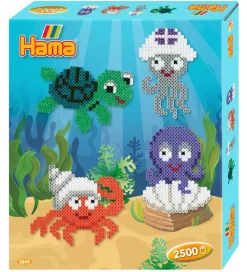 Midi Perlesæt - 2500 stk. - Havdyr>Hama New