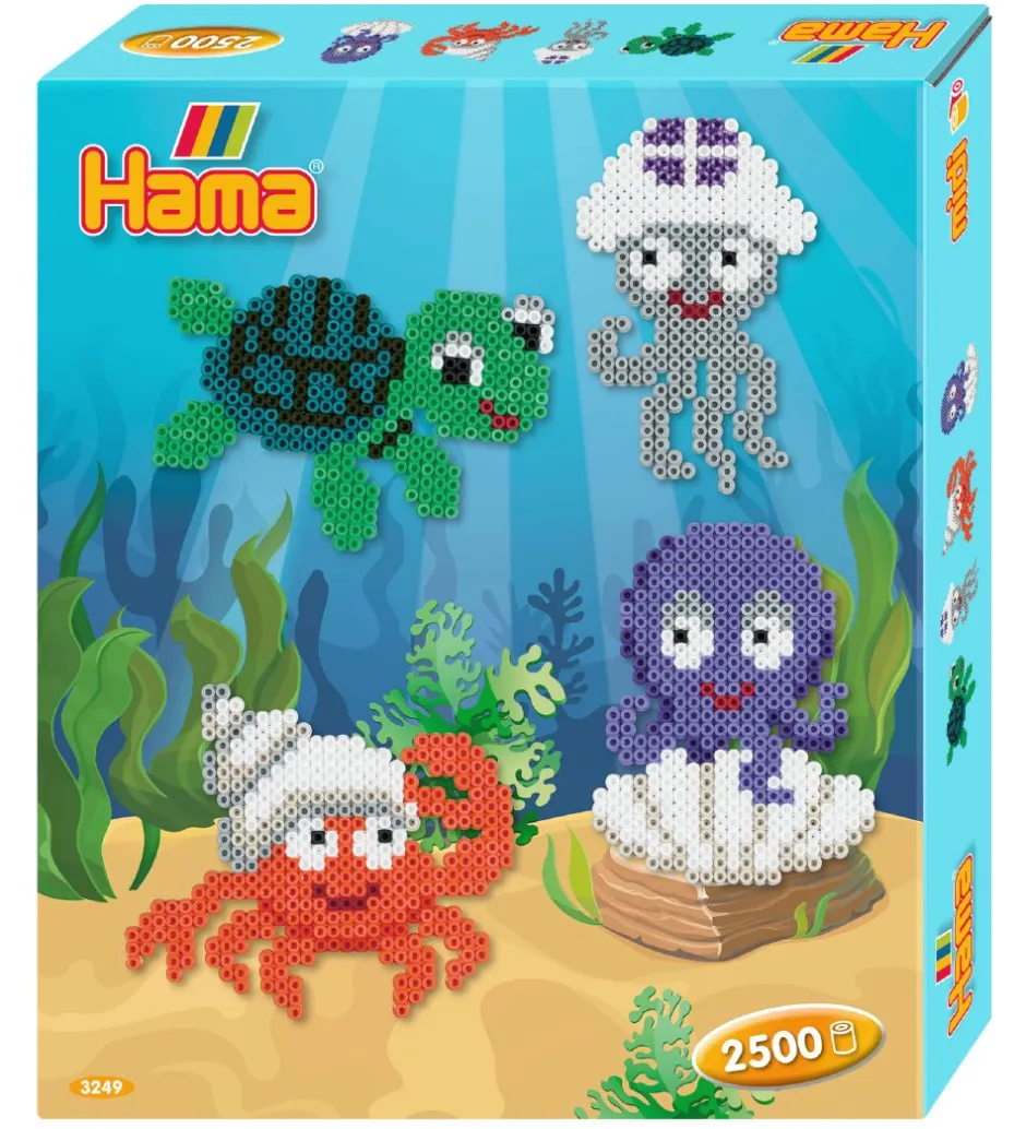 Midi Perlesæt - 2500 stk. - Havdyr>Hama New
