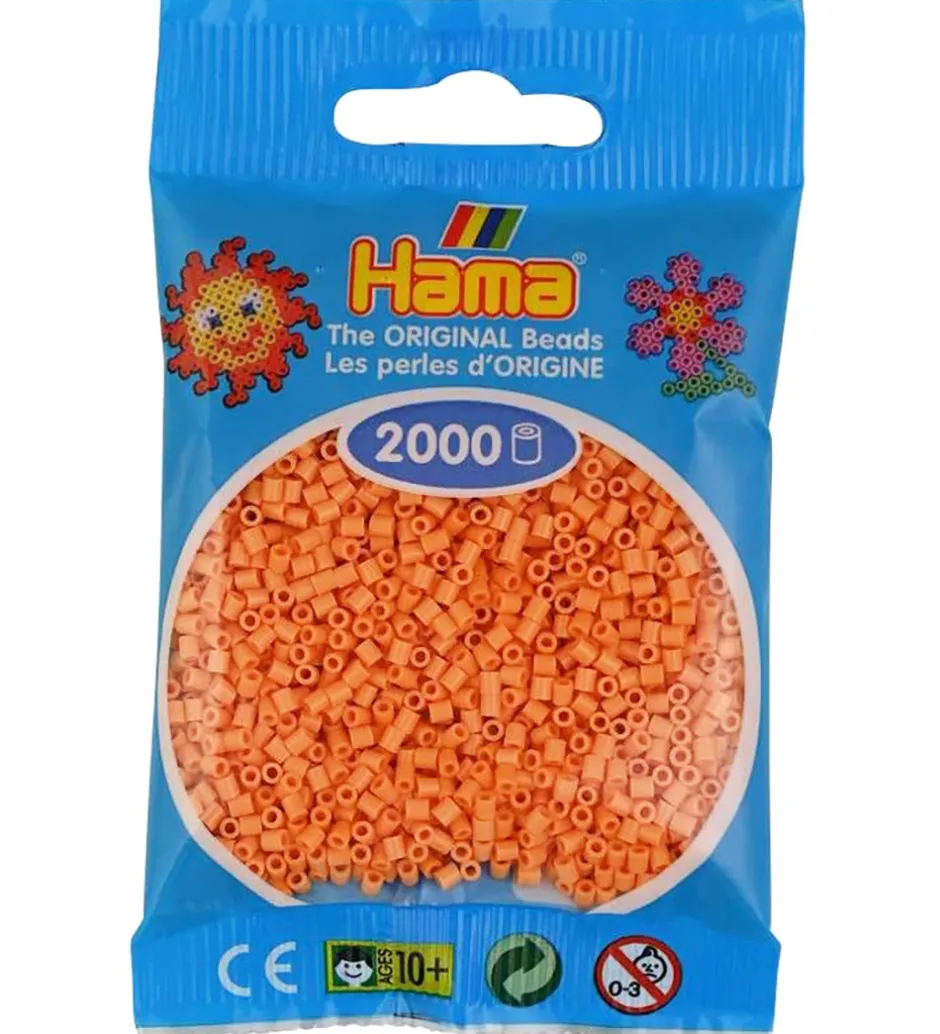 Mini Perler - 2000 stk. - 105 Lys Abrikos>Hama New