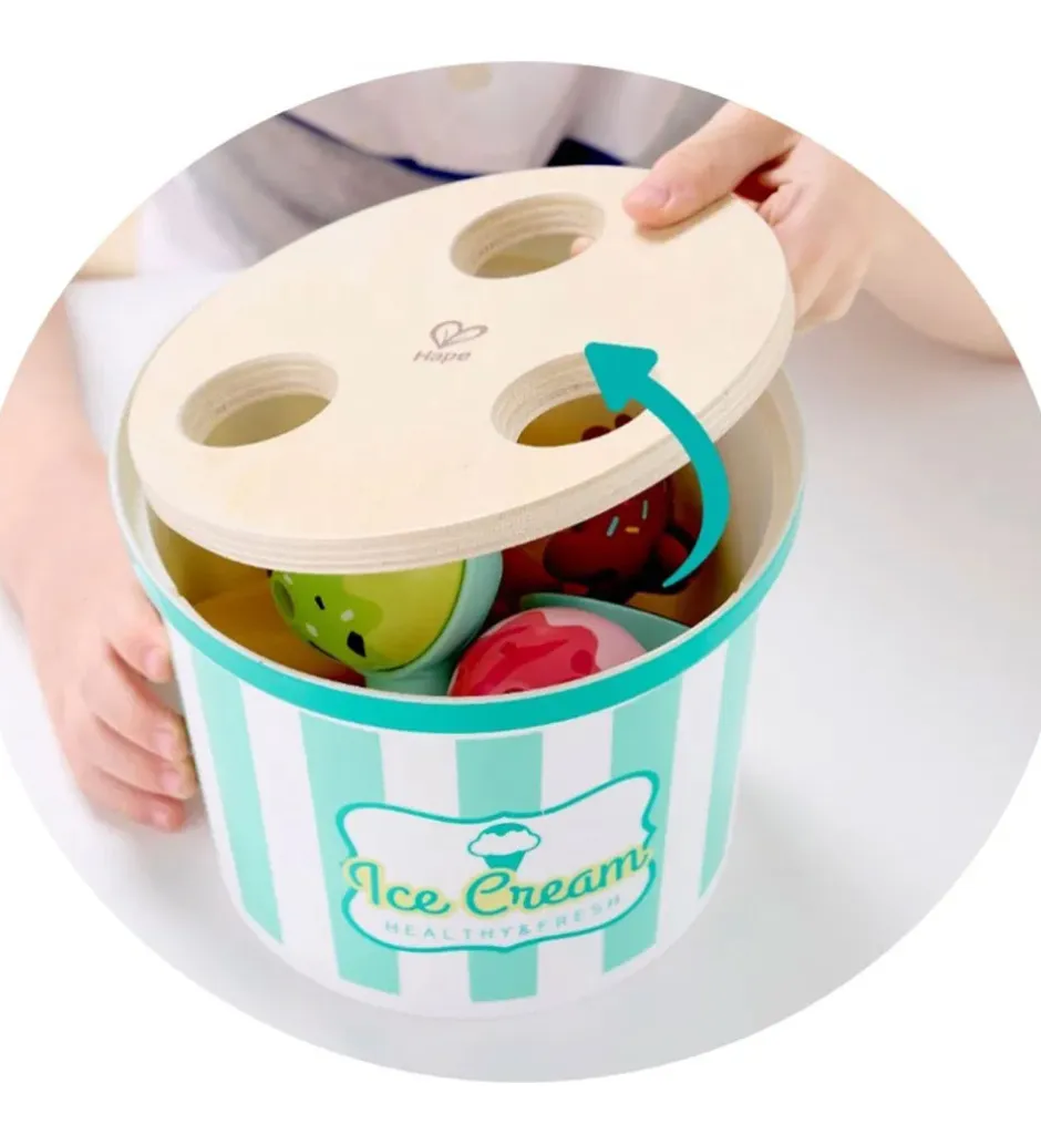 Legesæt - 19 Dele - Ice Cream Buckey Playset>Hape Outlet