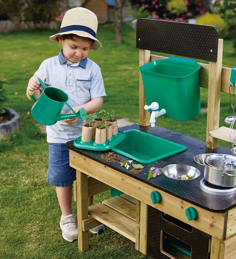 Udekøkken m. Tilbehør - Nature Fun>Hape Sale