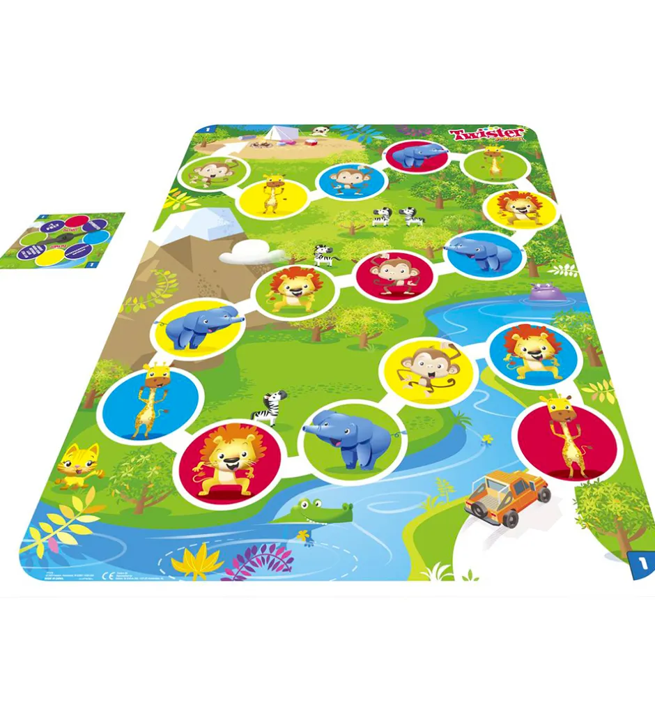 Spil - Twister Junior - 2-i-1>Hasbro Discount