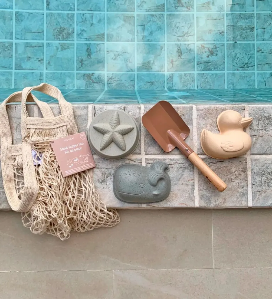 Strandsæt i Shopper - 20x6,5 cm>Hevea Best