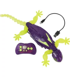 Vægkravlende Gekko - Fjernstyret - Glow In The Dark>Hex Bots