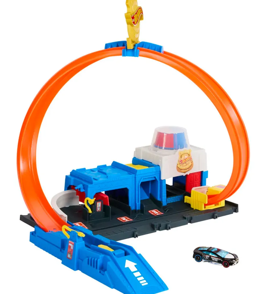Bilbane - City Super Police Station>Hot Wheels Hot