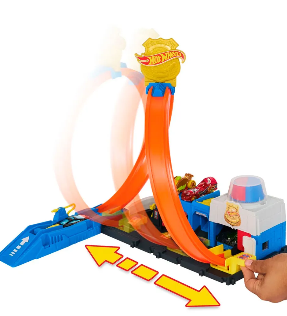 Bilbane - City Super Police Station>Hot Wheels Hot