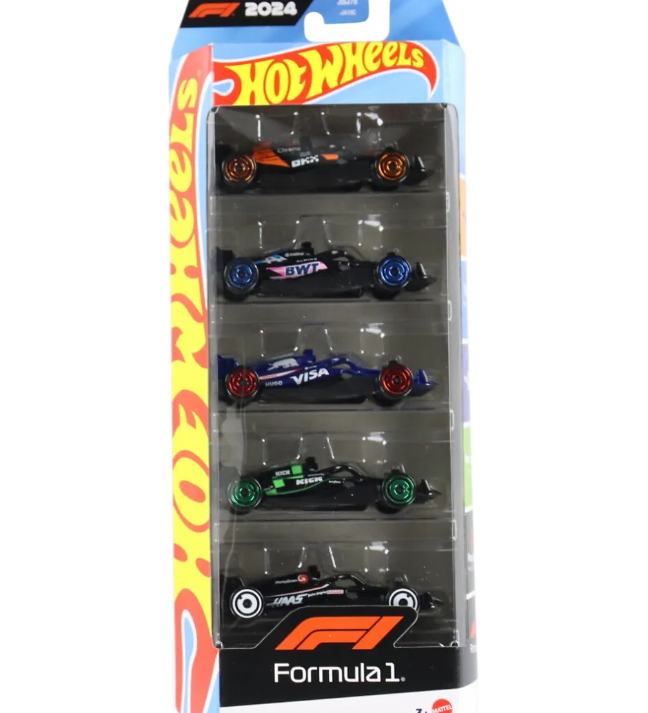 Biler - 5-pak - Formula 1>Hot Wheels Clearance