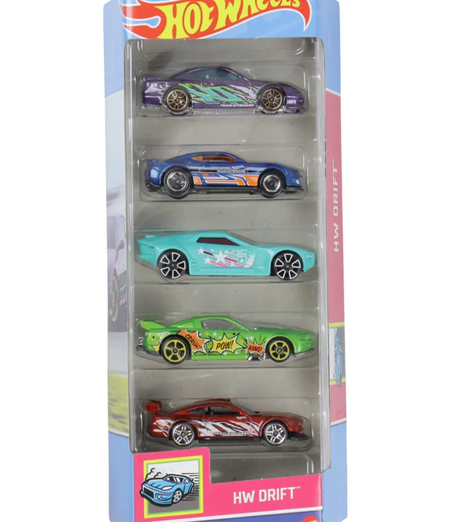 Biler - 5-pak - HW Drift>Hot Wheels Clearance