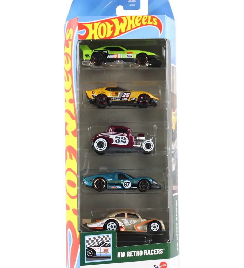 Biler - 5-pak - HW Retro Racers>Hot Wheels Discount