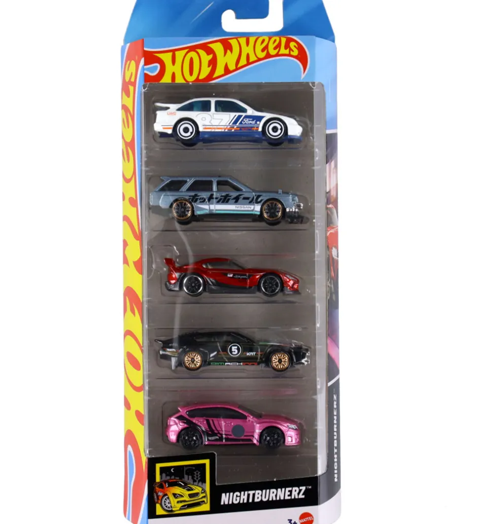 Biler - 5-pak - NightBurnerz>Hot Wheels Hot