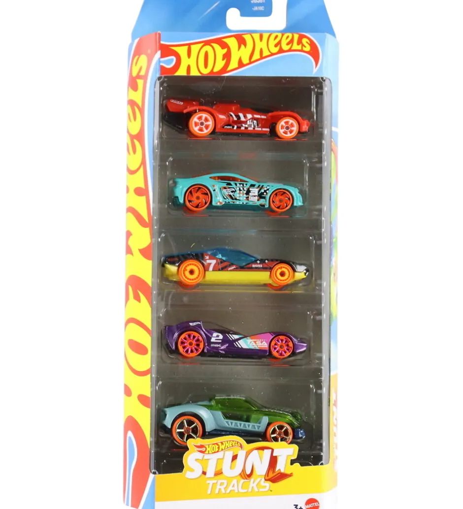 Biler - 5-pak - Stunt Tracks>Hot Wheels New