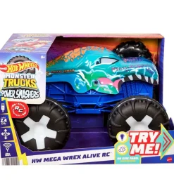 Fjernstyret Bil m. Lys/Lyd - Monster Trucks - Mega Wr>Hot Wheels Outlet