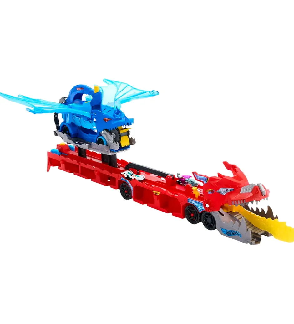 Legesæt - City Ultimate Dual Dragon Transporter>Hot Wheels Outlet