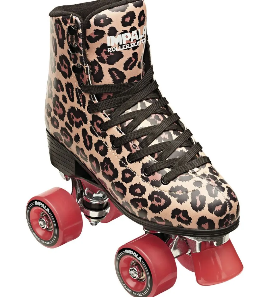 Rulleskøjter - Quad Skate - Brun Leopard>Impala Discount