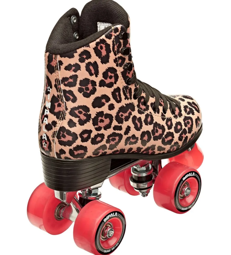 Rulleskøjter - Quad Skate - Brun Leopard>Impala Discount