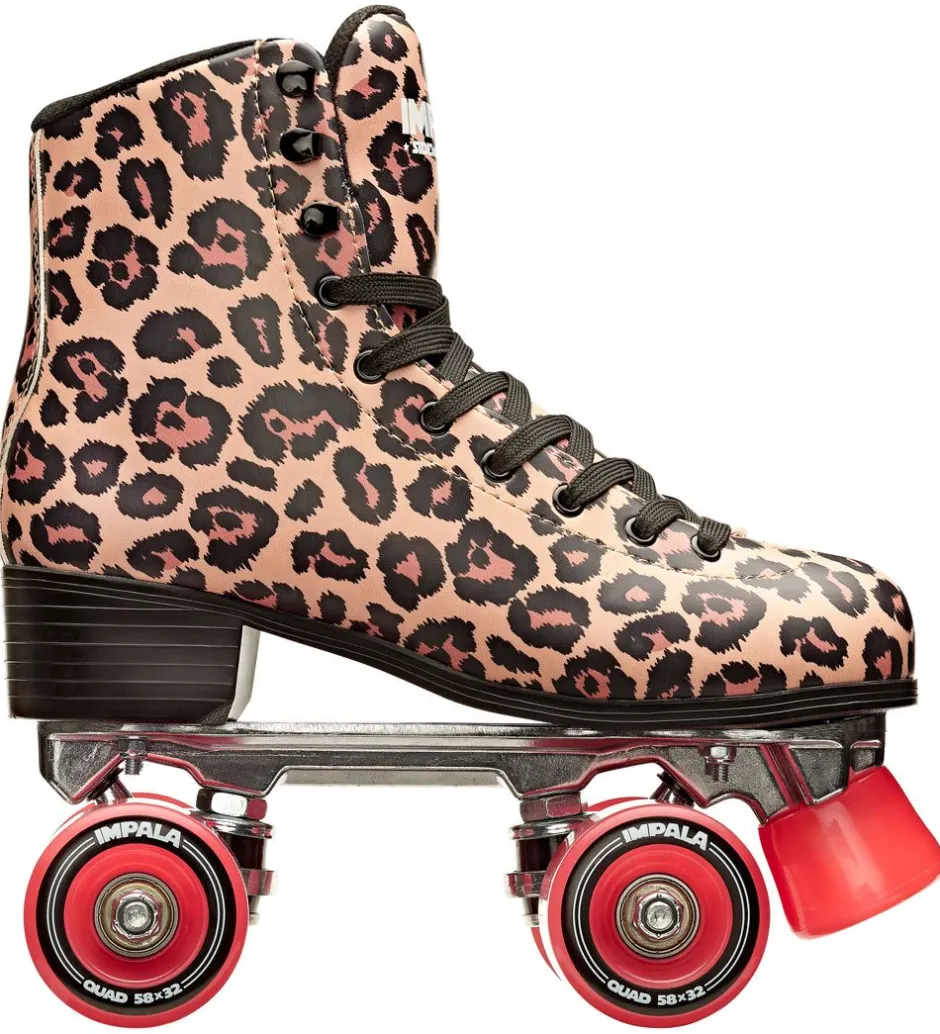 Rulleskøjter - Quad Skate - Brun Leopard>Impala Discount