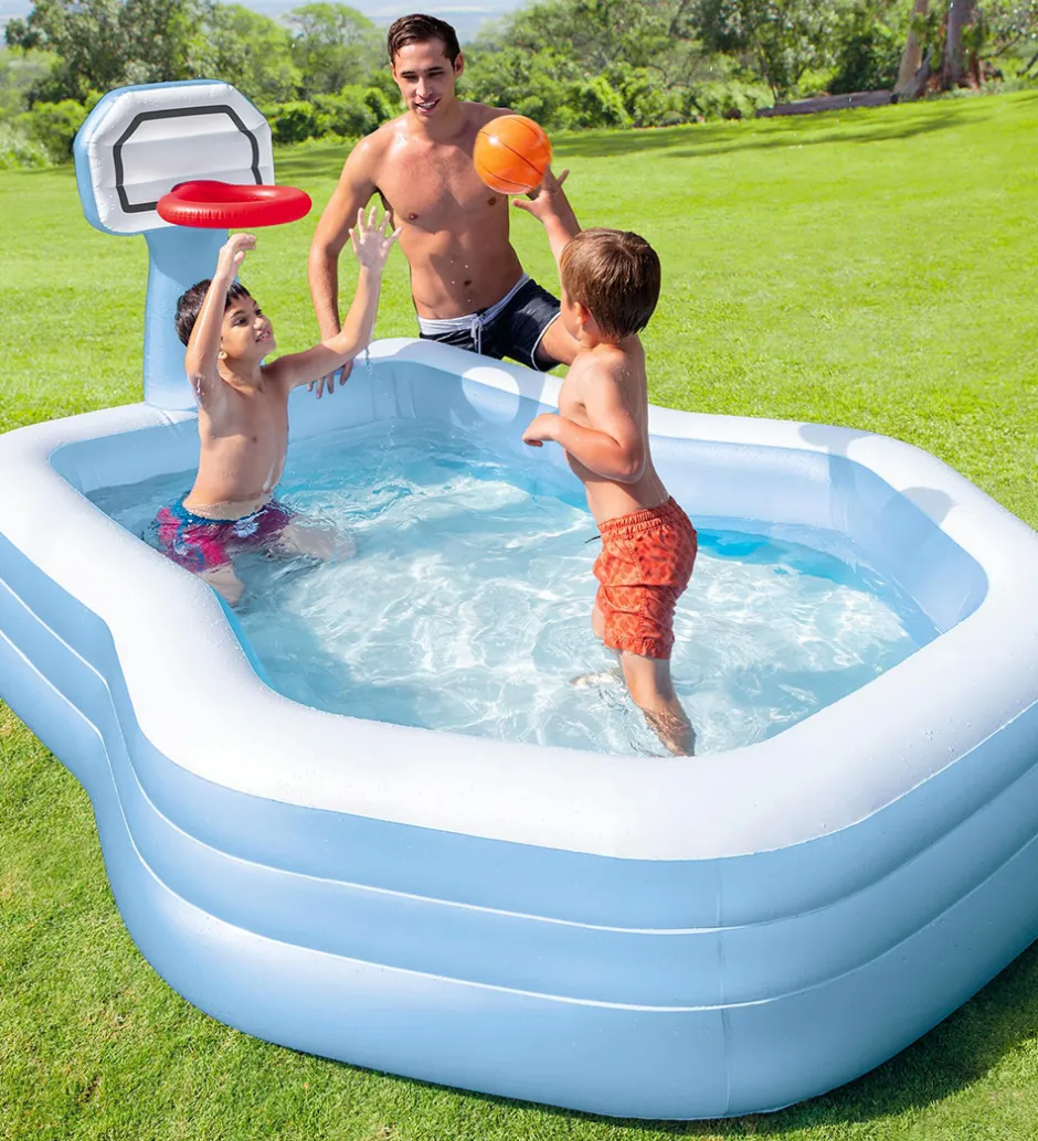 Badebassin - Swim Center Shootin'Hoops Family Pool - 790 L>Intex Best