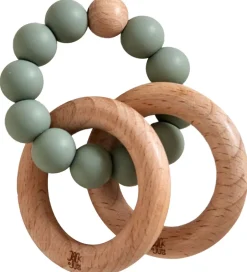 Bidering - Bøgetræ/Silikone - Bubble - Sage>Jack o Juno Clearance