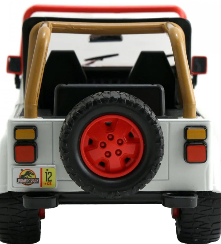 Bil - Jurassic World - 1992 Jeep Wrangler - 1:24>Jada Hot