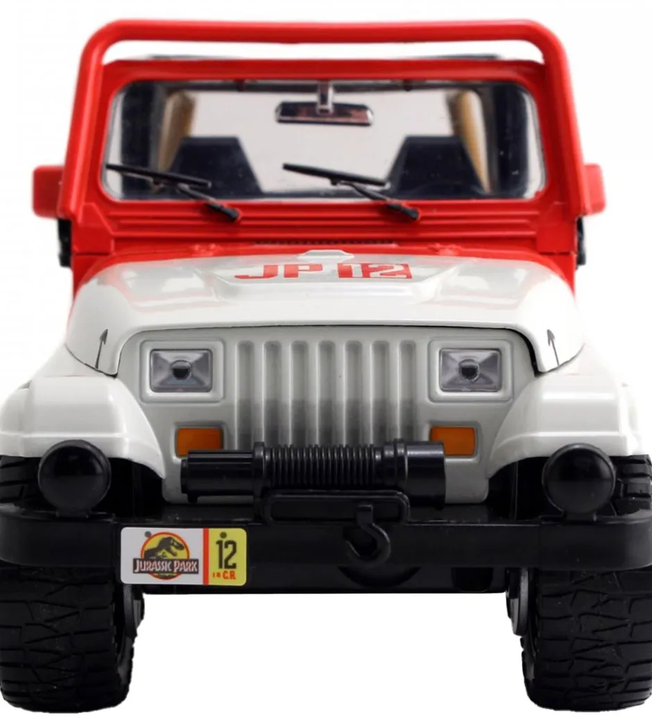Bil - Jurassic World - 1992 Jeep Wrangler - 1:24>Jada Hot