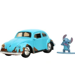 Bil m. Figur - Disney - Stitch & 1959 VW Beetle - 1:32>Jada
