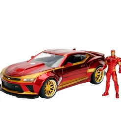 Bil m. Figur - Marvel Avengers - Iron Man & 2016 Chevy Cama>Jada Clearance