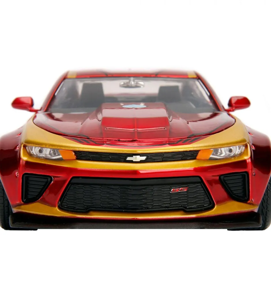 Bil m. Figur - Marvel Avengers - Iron Man & 2016 Chevy Cama>Jada Clearance