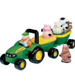 Arbejdsbil - 36 cm - Traktor m. Dyr>John Deere New
