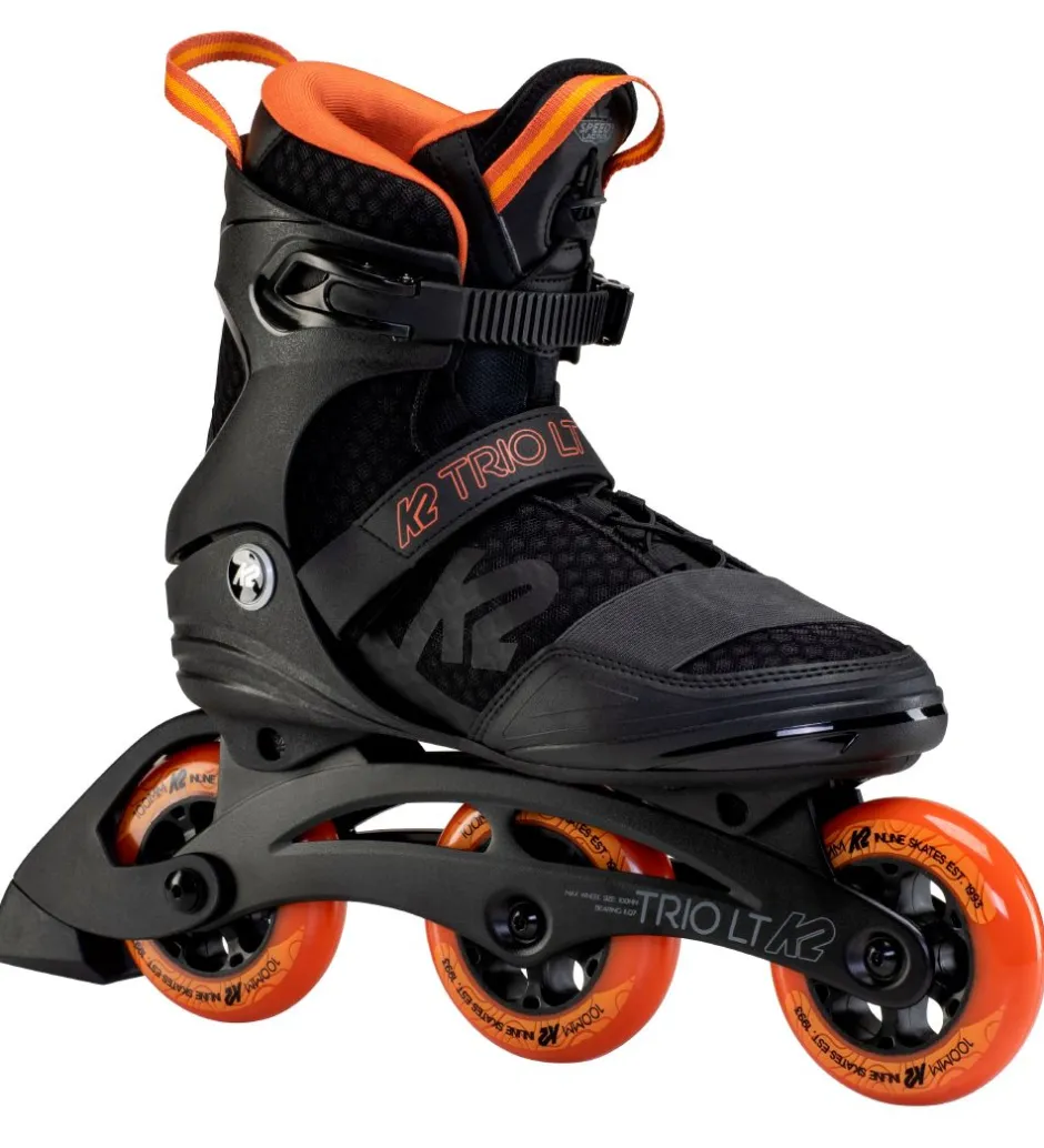 Rulleskøjter - Trio LT 100 M - Sort/Orange - Inliner>K2 Hot