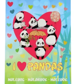 Malebog - I Love Pandas>Karrusel Forlag Best