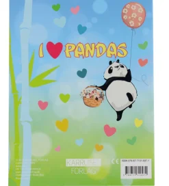 Malebog - I Love Pandas>Karrusel Forlag Best