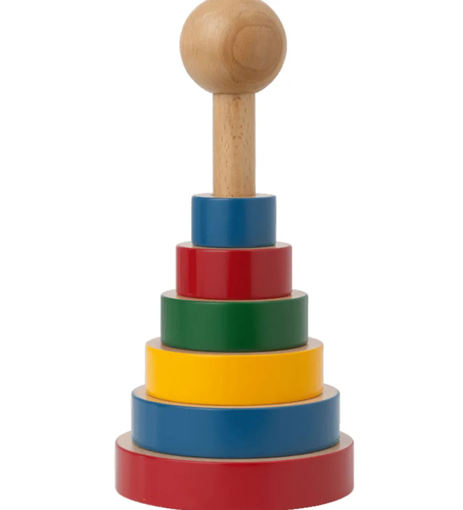 Stabletårn - Træ - 22 cm - Multifarvet>Kay Bojesen Best