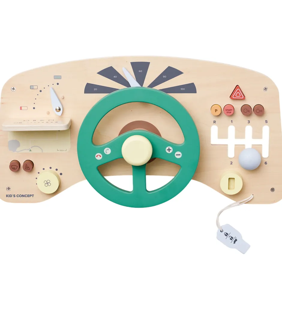 Aktivitetstavle - Træ - Bil>Kids Concept Clearance