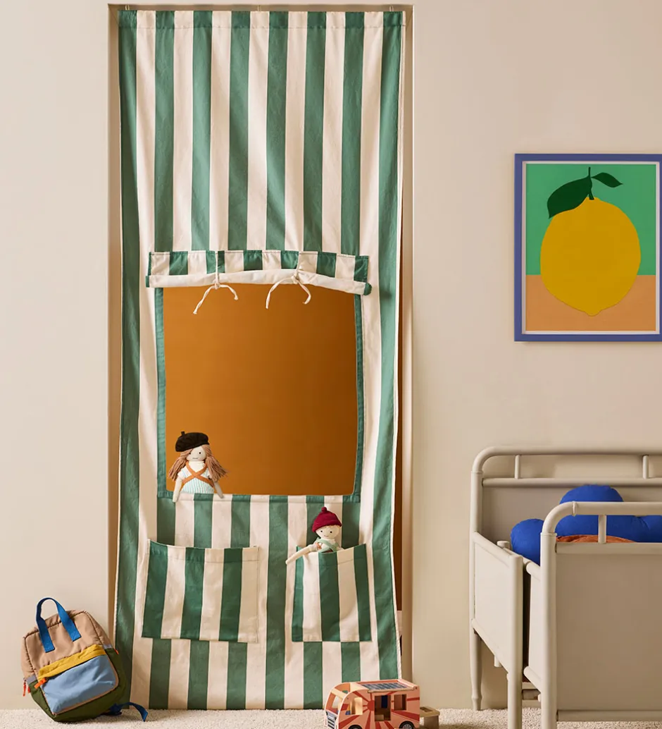 Kiosk-Dør - Stripe Green>Kids Concept Hot