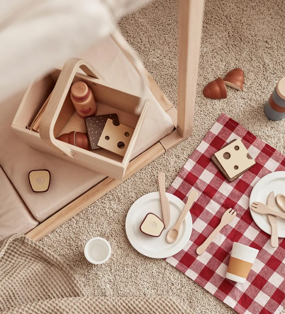 Legemad - Picnic sæt - Træ>Kids Concept Best