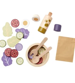 Legemad - Salat sæt - Træ>Kids Concept Discount