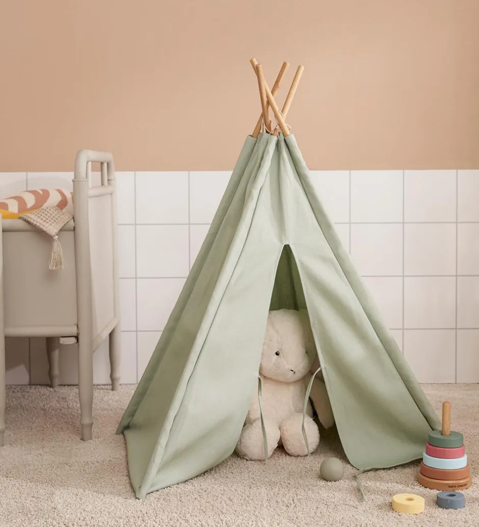 Legetelt - Mini Tipi - Lysegrøn>Kids Concept Clearance