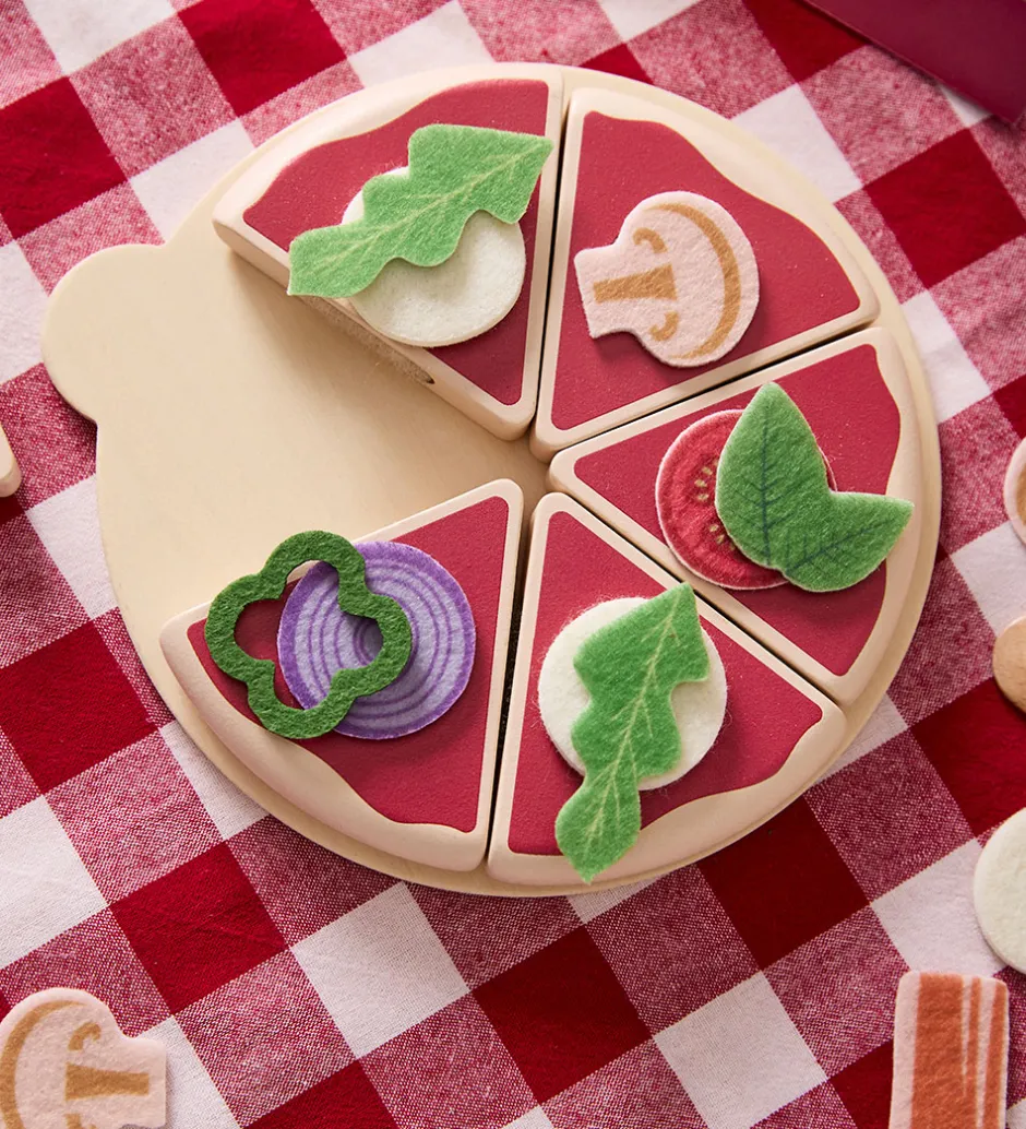 Pizza Kit - Træ - Kid's HUB>Kids Concept Discount