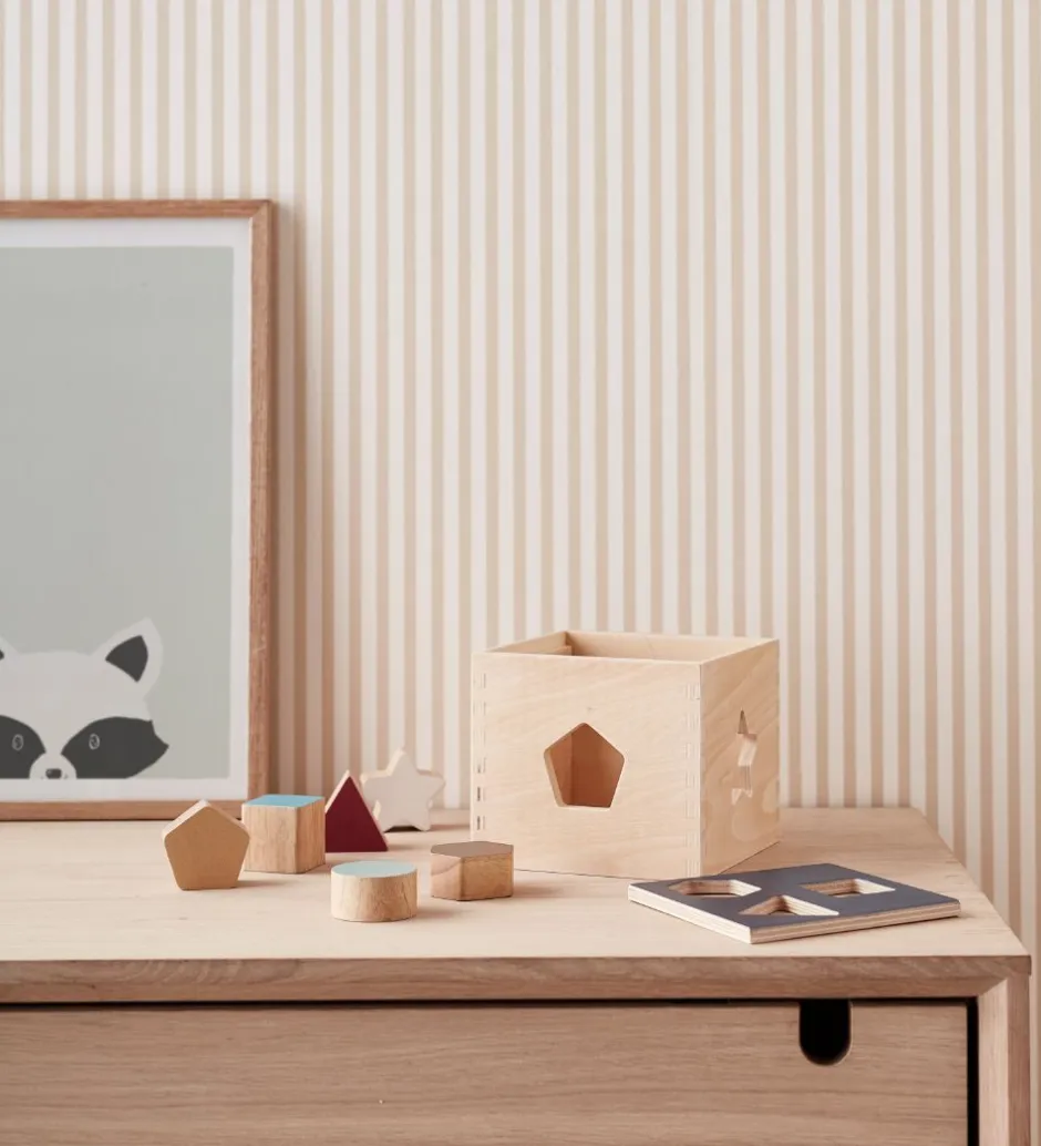 Puttekasse - Aiden - Træ/Multifarvet>Kids Concept Outlet