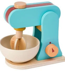 Røremaskine - Træ - 17 cm - Blå>Kids Concept Clearance