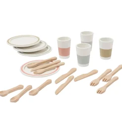 Spisestel - Bistro - Træ/Hvid>Kids Concept Hot