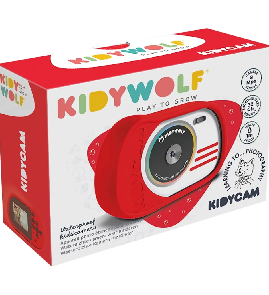 Kamera - Kidycam - Rød>Kidywolf Outlet
