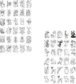 Refill Tegnemotiver - 60 motiver - Once Upon A Time/Ani><noscript><img width=