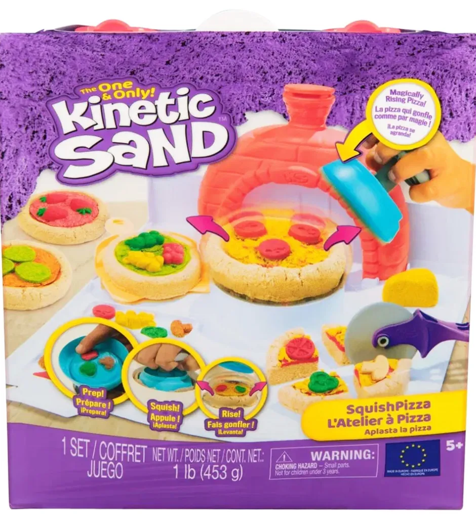 Sandsæt - Squish Pizza - 453 g>Kinetic Sand Sale