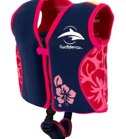 Svømmevest - Original - Navy Hibiscus>Konfidence Outlet