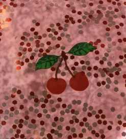 Hoppebold m. Håndtag - Glitter - Cherry - 50 cm>Konges Sløjd Outlet