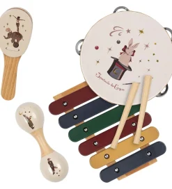 Musikinstrumenter - Træ - 4 Dele - Circus>Konges Sløjd Sale