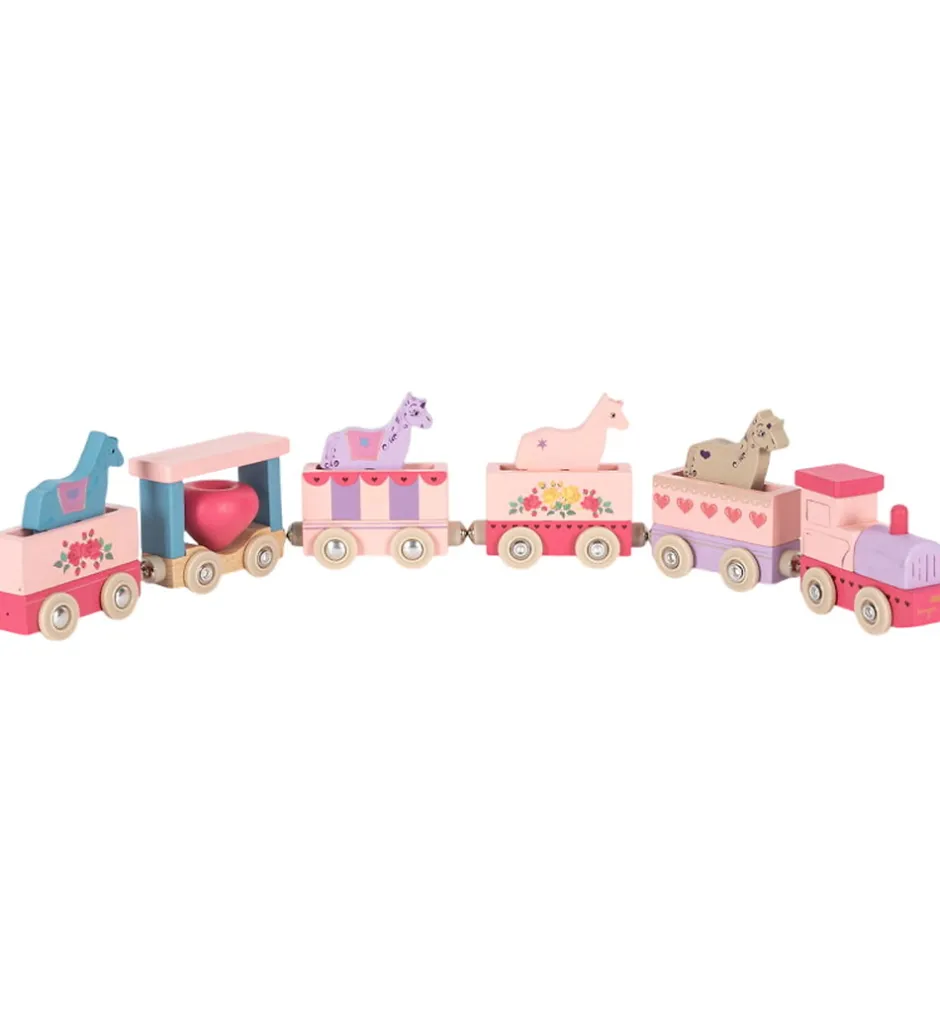 Tog - Bøgetræ - Unicorn - Pink>Konges Sløjd Online