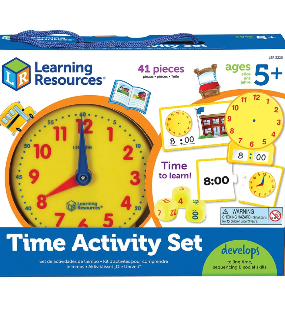 Aktivitetslegetøj - Lær Klokken - 41 Dele>Learning Resources Sale